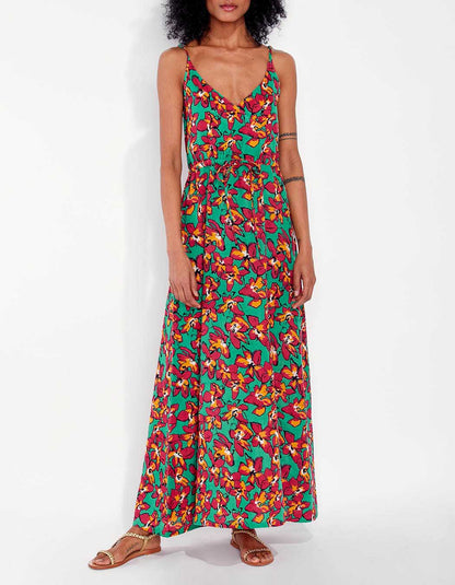 Robe longue gaze de coton WINIT