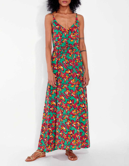 Robe longue gaze de coton WINIT