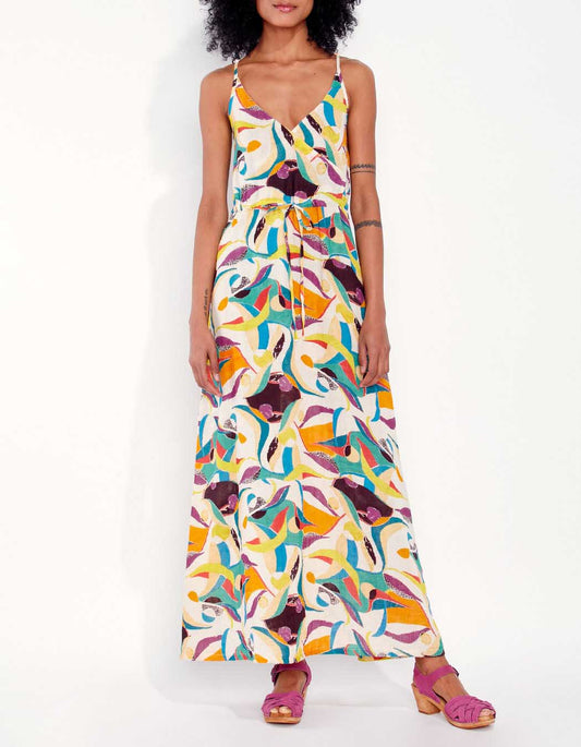 Robe longue gaze de coton WINIT