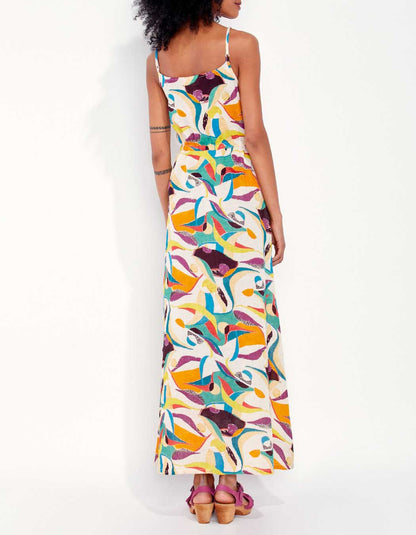 Robe longue gaze de coton WINIT