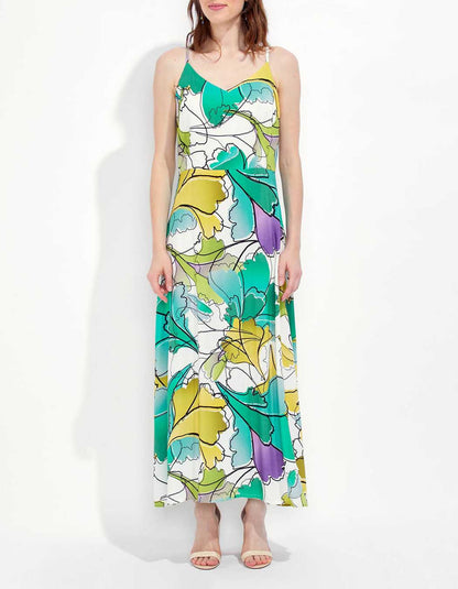 Robe longue imprimée YELEN