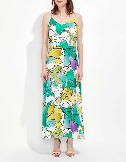 Robe longue imprimée YELEN