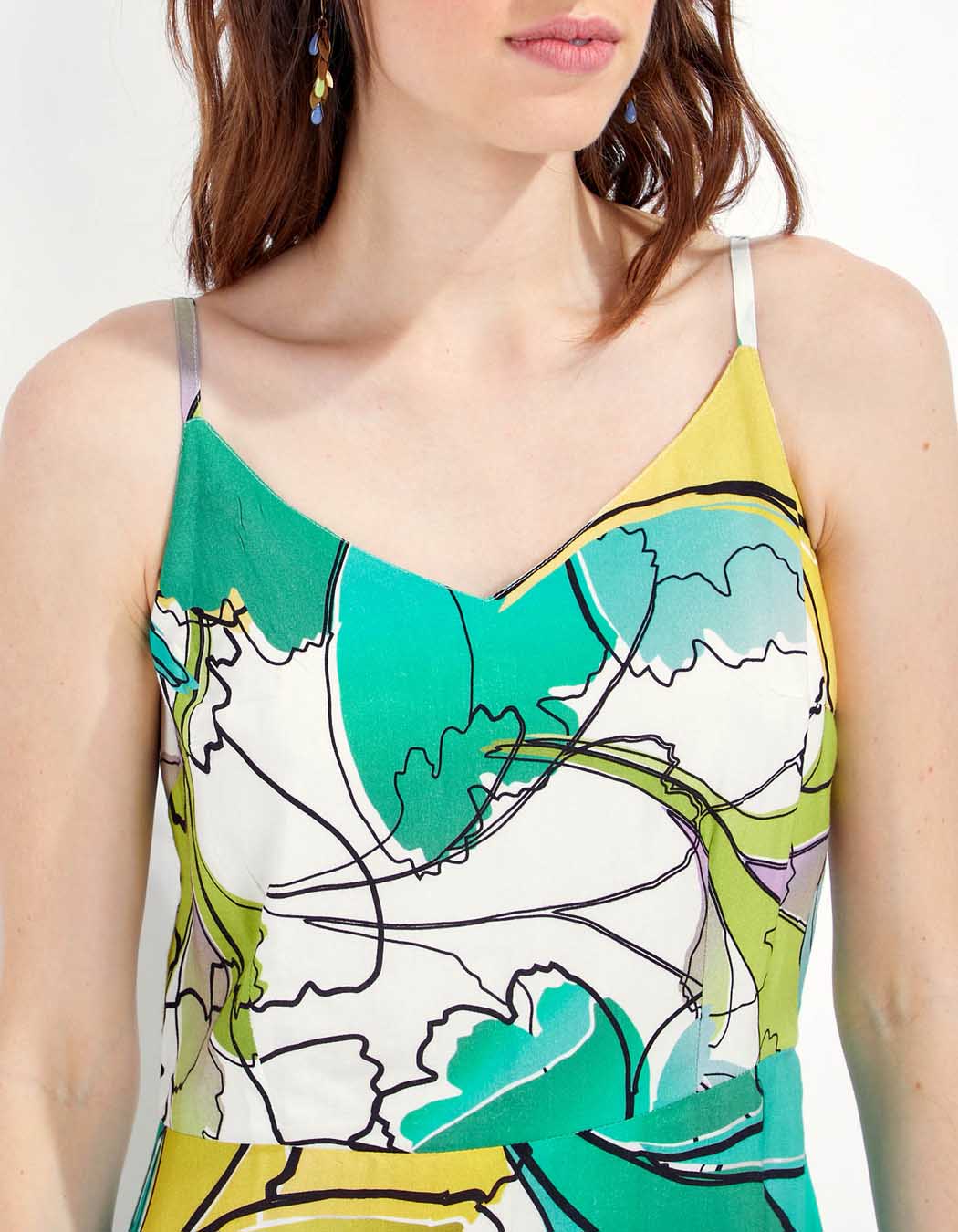 Robe longue imprimée YELEN