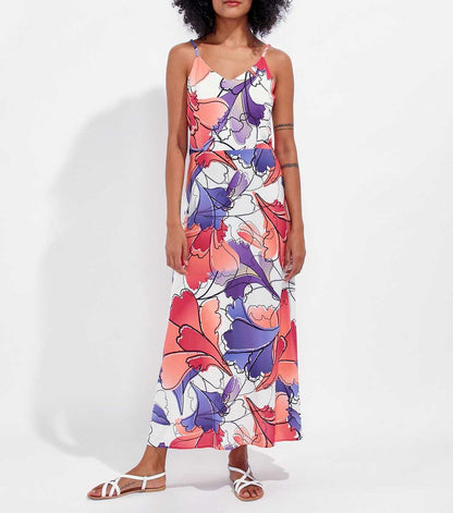 Robe longue imprimée YELEN