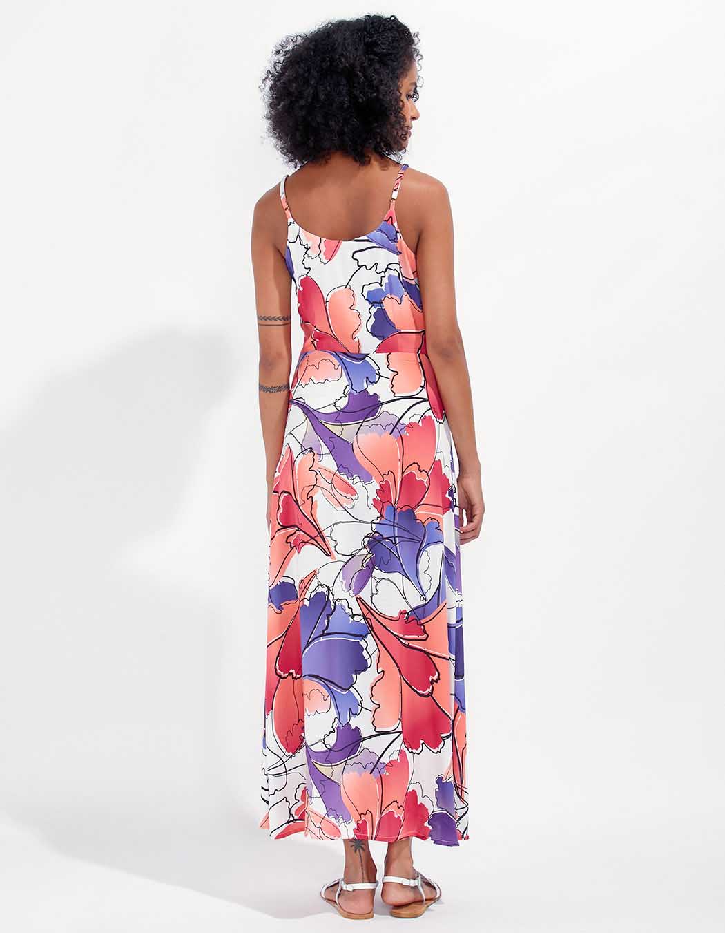 Robe longue imprimée YELEN
