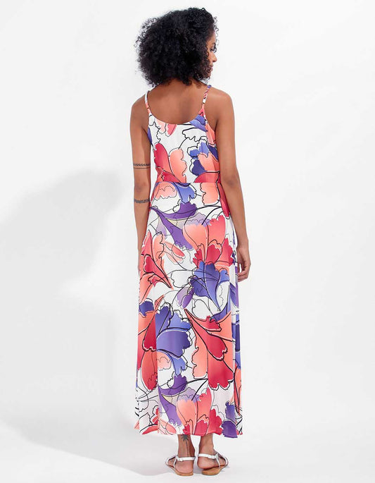 Robe longue imprimée YELEN