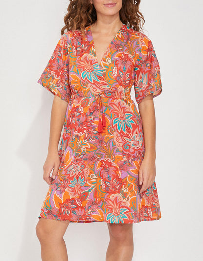 Robe coton bio évasée ZAINA