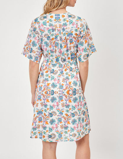 Robe coton bio évasée ZAINA