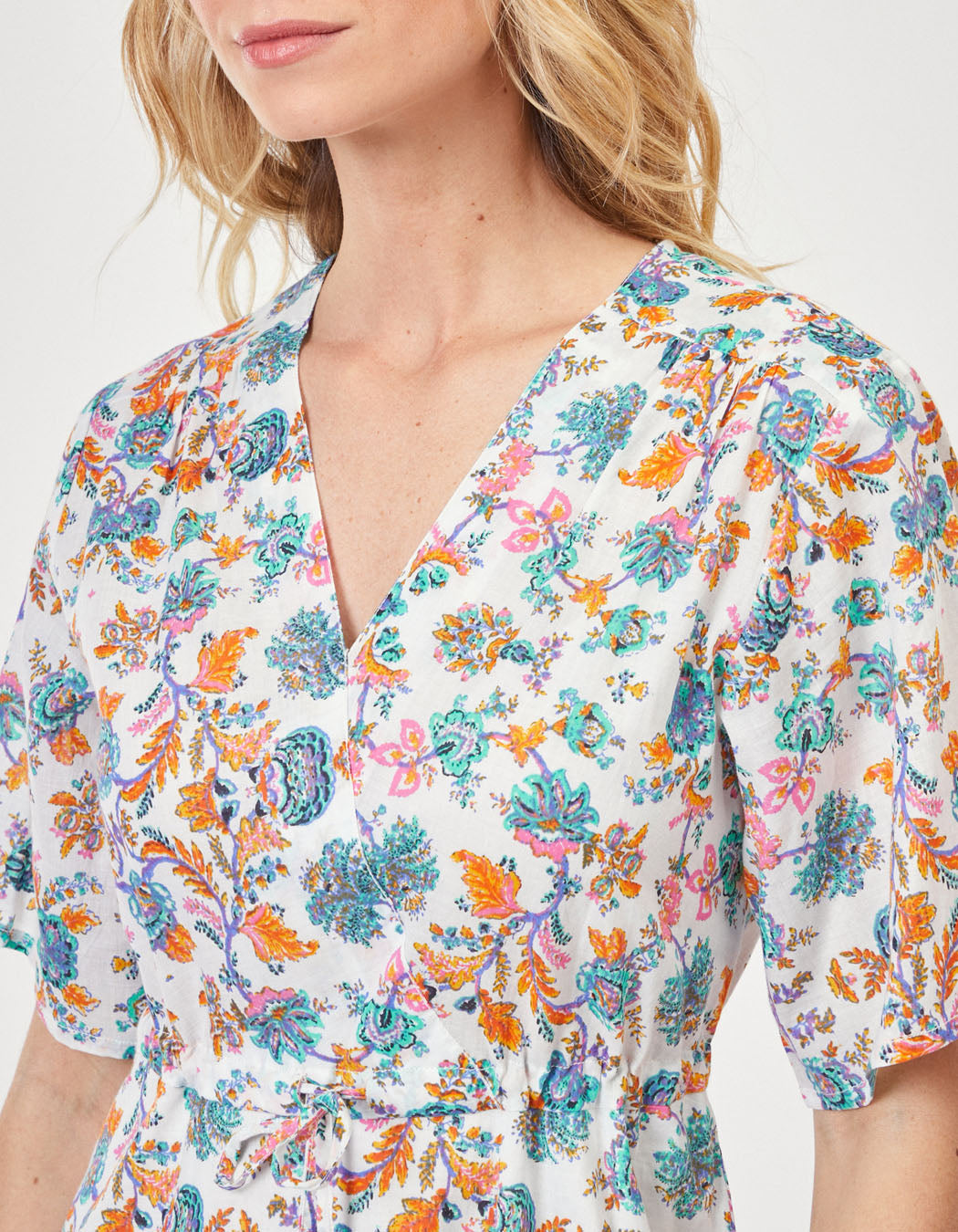 Robe coton bio évasée ZAINA
