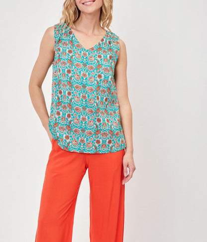 Top bretelles larges coton bio RAJA