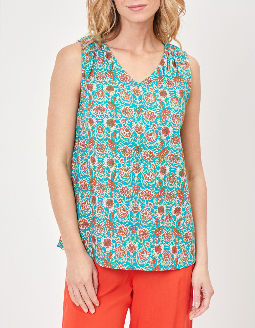 Top bretelles larges coton bio RAJA