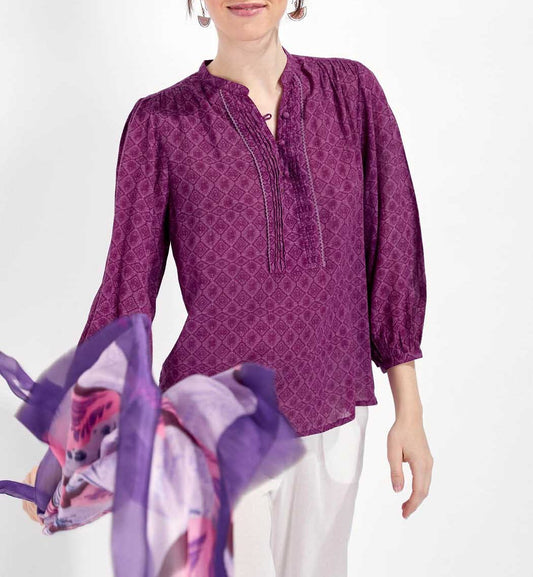 Blouse gaze de coton BUNGA