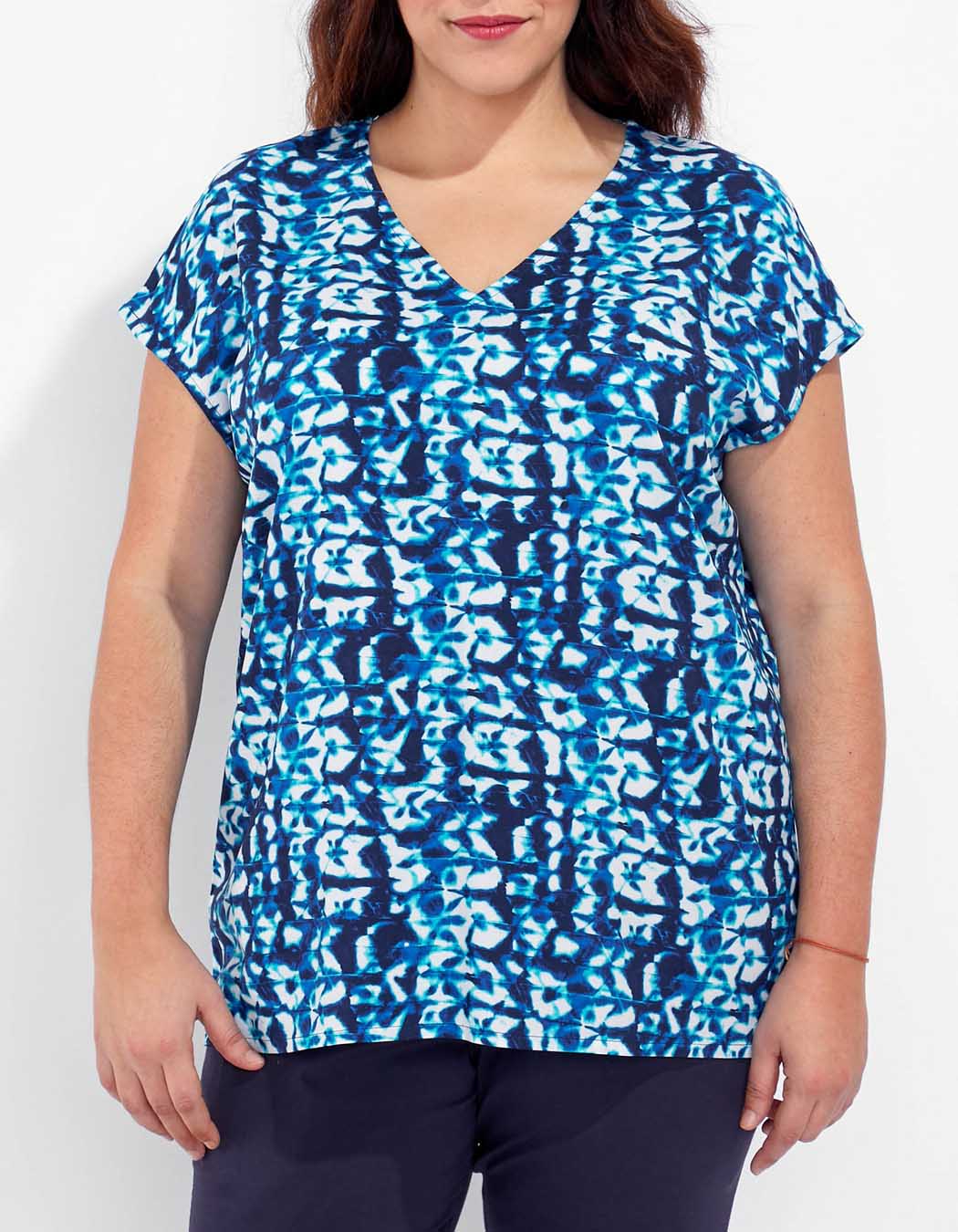 Blouse sans manches imprimée HENA
