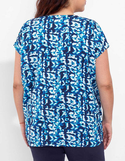 Blouse sans manches imprimée HENA