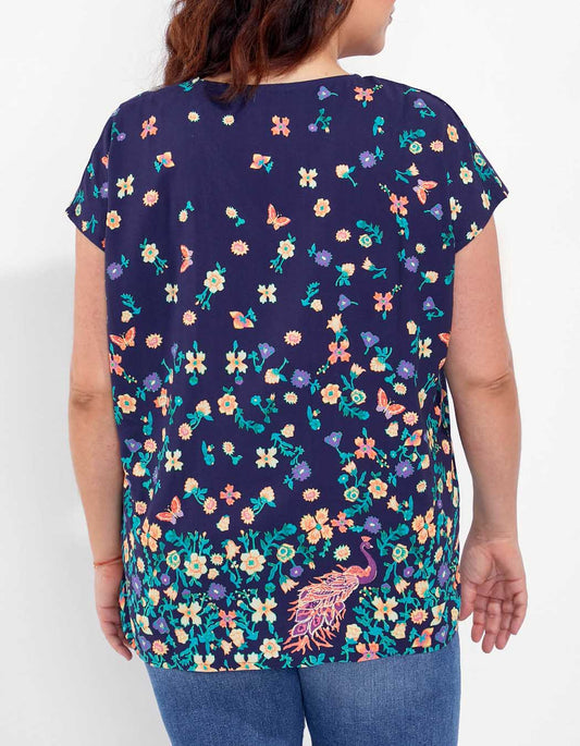 Blouse sans manches imprimée HENA