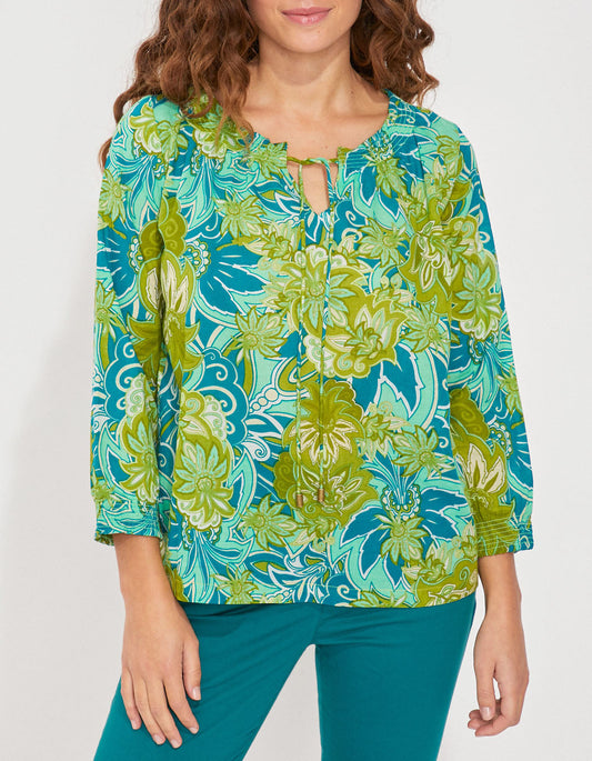 Blouse voile de coton bio ample MEHAN