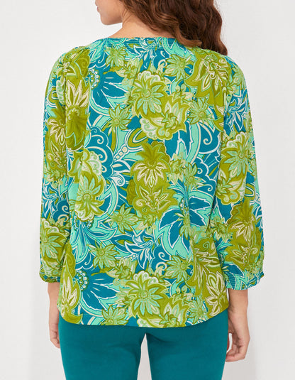 Blouse voile de coton bio ample MEHAN