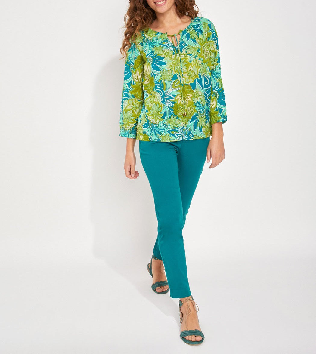 Blouse voile de coton bio ample MEHAN
