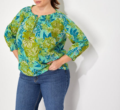 Blouse voile de coton bio ample MEHAN