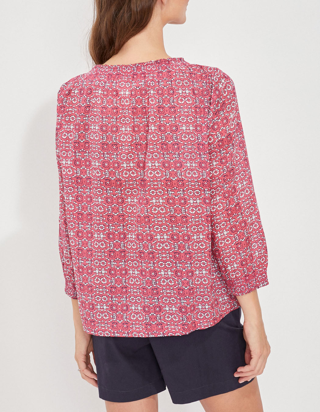 Blouse voile de coton bio ample MEHAN