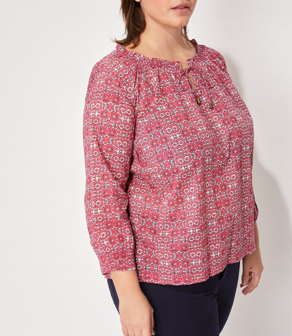 Blouse voile de coton bio ample MEHAN