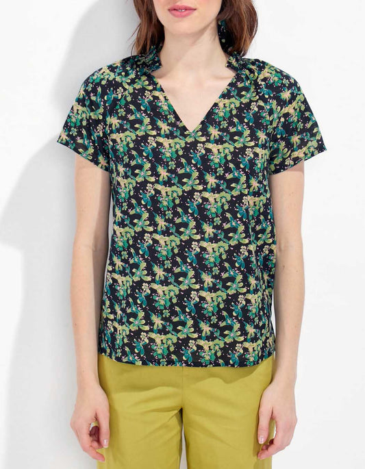 Top coton bio imprimé JIRANI
