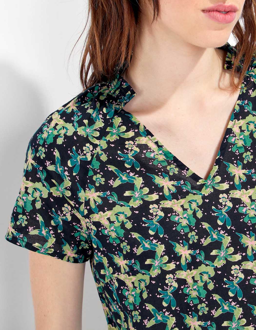 Top coton bio imprimé JIRANI