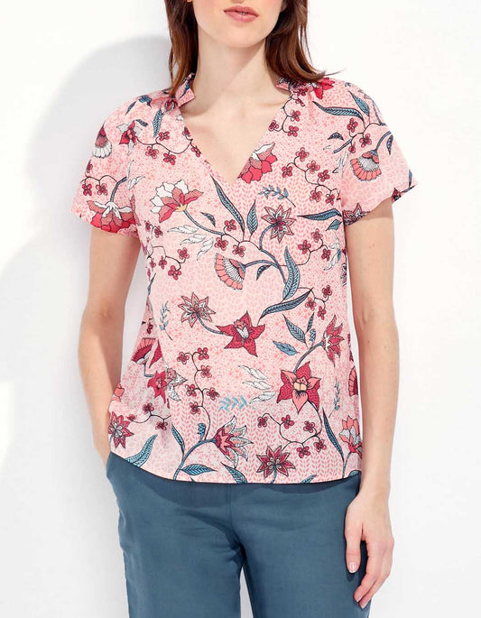 Top coton bio imprimé JIRANI
