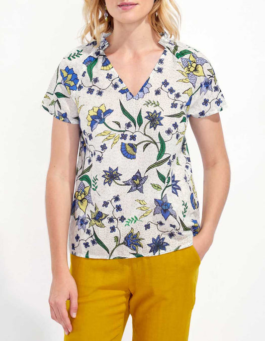 Top coton bio imprimé JIRANI