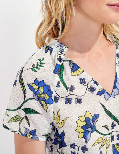 Top coton bio imprimé JIRANI