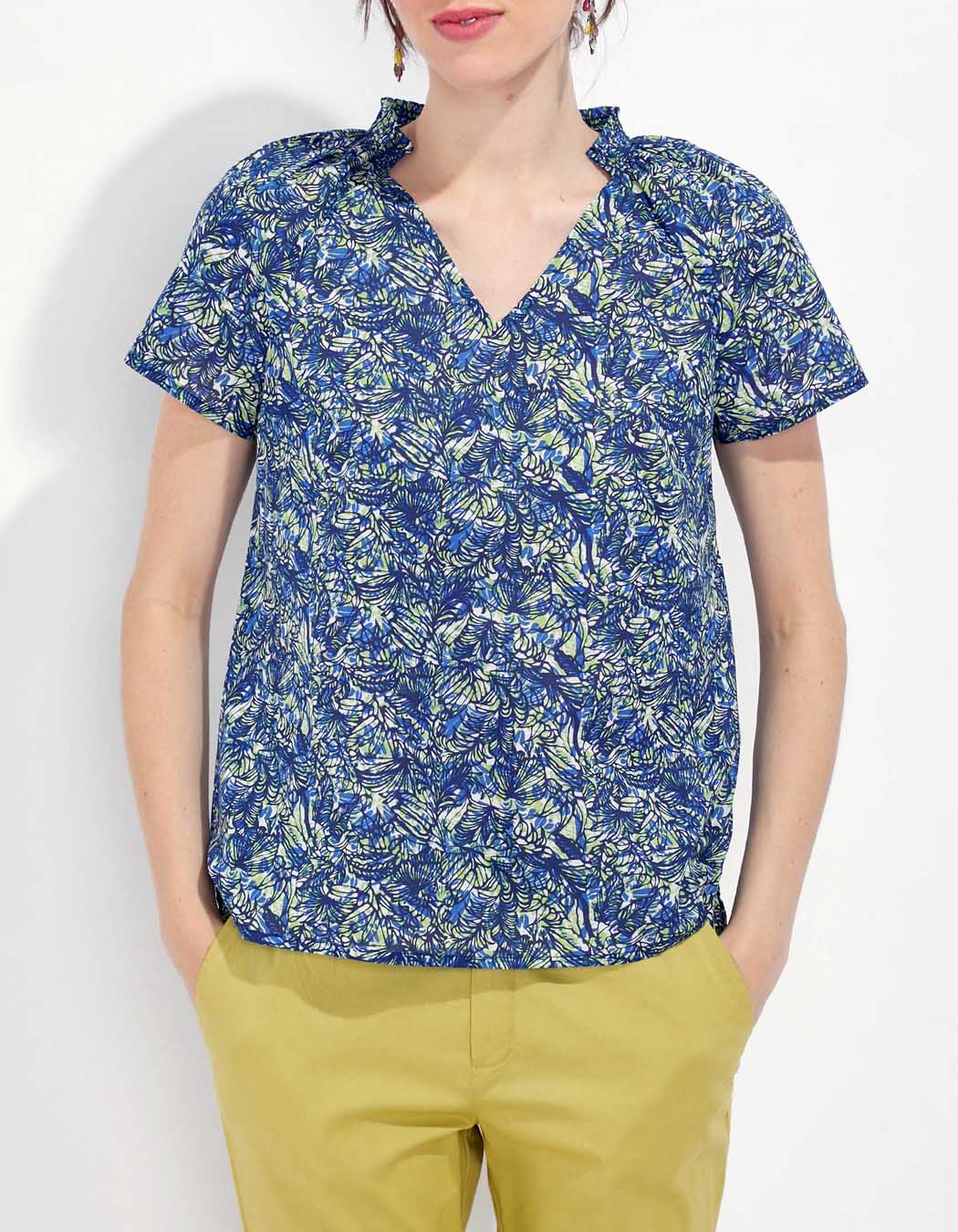 Top coton bio imprimé JIRANI