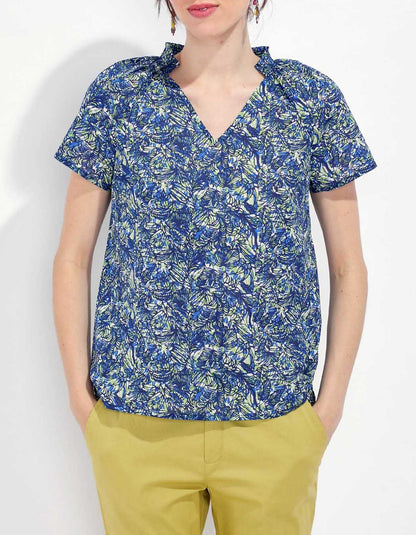 Top coton bio imprimé JIRANI