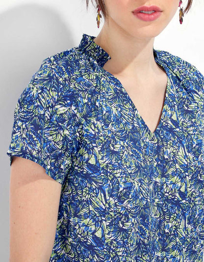 Top coton bio imprimé JIRANI