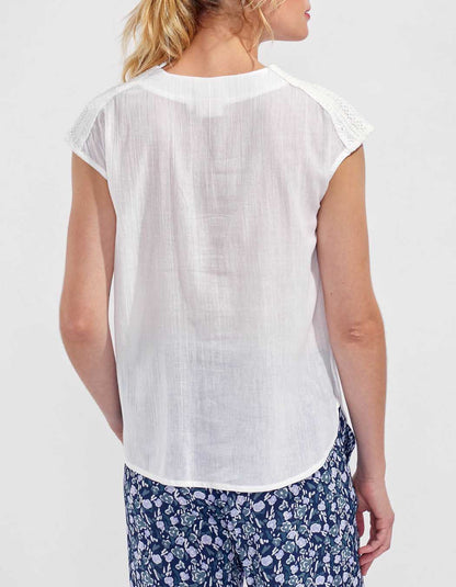 Top gaze de coton KATELL