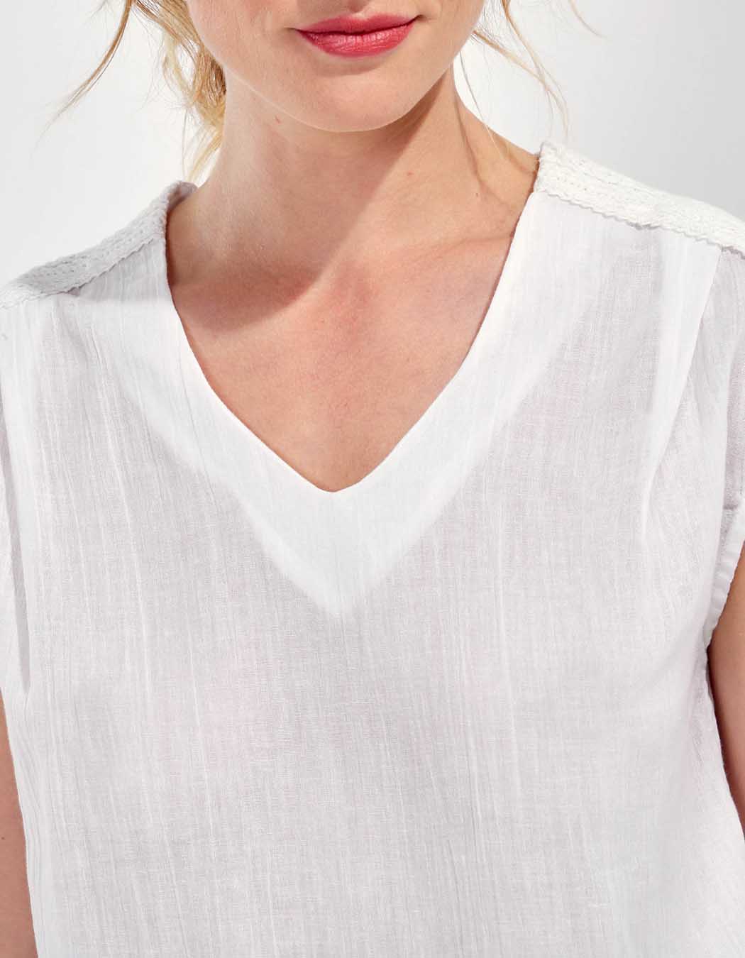 Top gaze de coton KATELL
