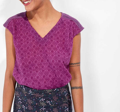 Top gaze de coton KATELL