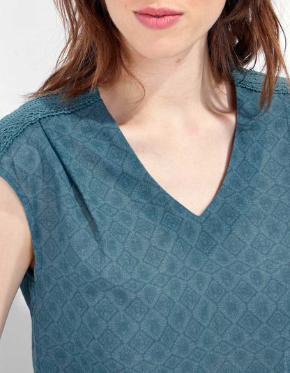 Top gaze de coton KATELL