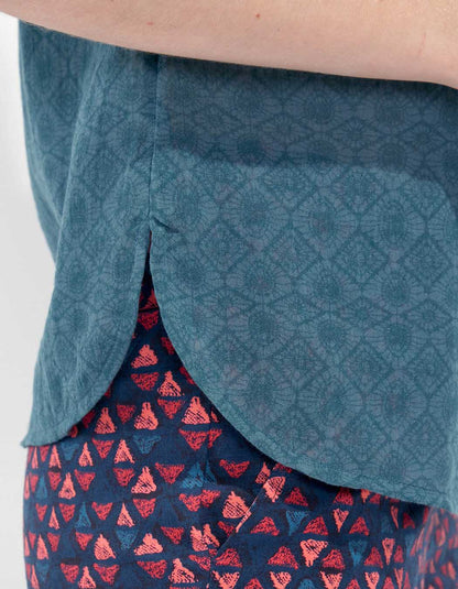 Top gaze de coton KATELL