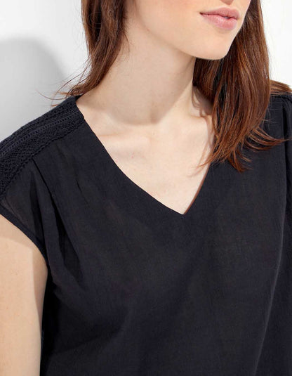 Top gaze de coton KATELL