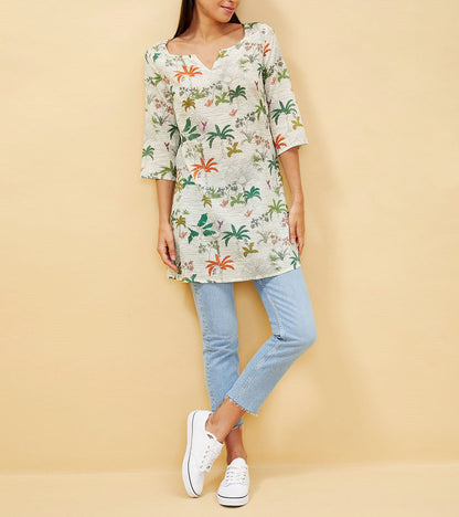 Tunique longue coton Lara