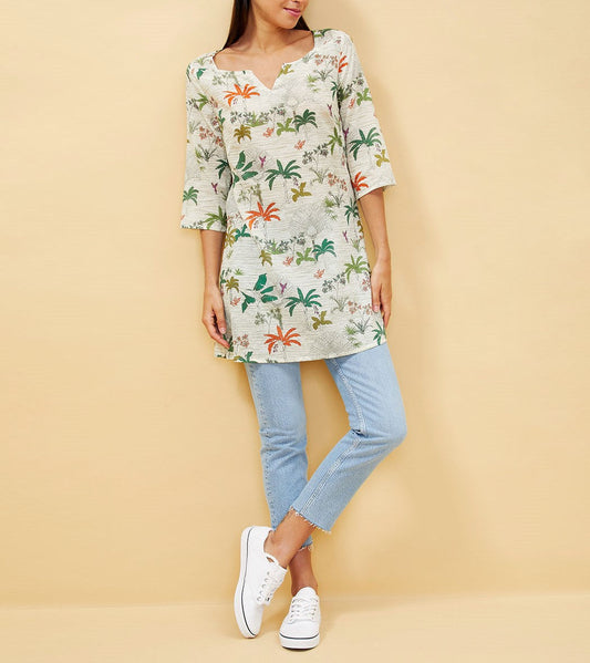 Tunique longue coton Lara