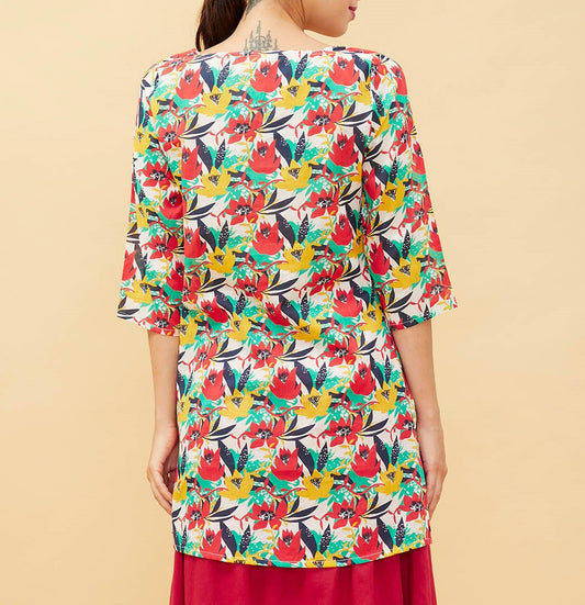 Tunique longue coton Lara