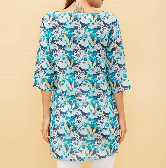 Tunique longue coton Lara