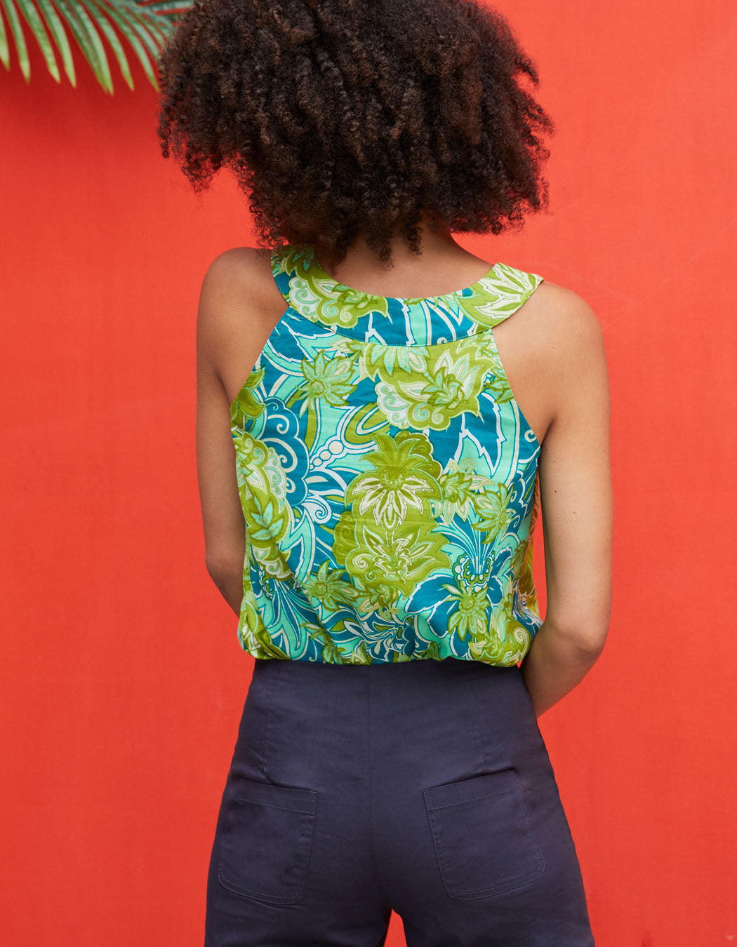Top sans manches coton bio RAVINDU