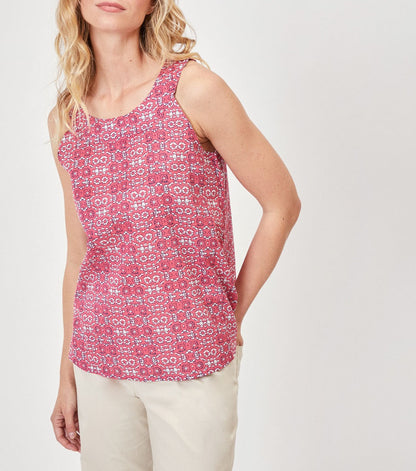 Top sans manches coton bio RAVINDU