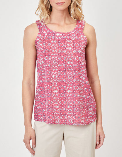 Top sans manches coton bio RAVINDU