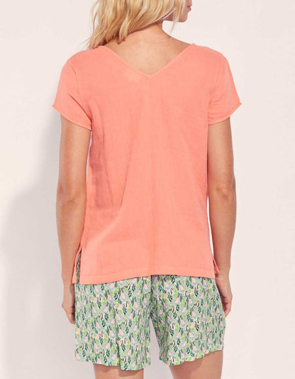 T-shirt coloré gaze de coton ANGELITA