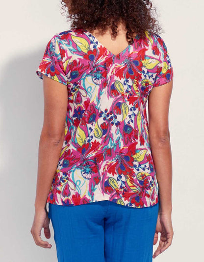 T-shirt coloré gaze de coton ANGELITA