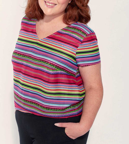 T-shirt coloré gaze de coton ANGELITA