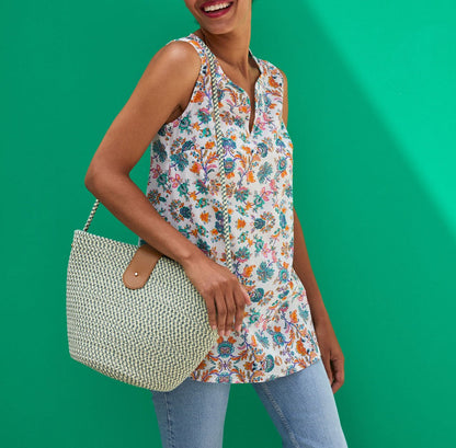 Tunique sans manches coton bio TINOU
